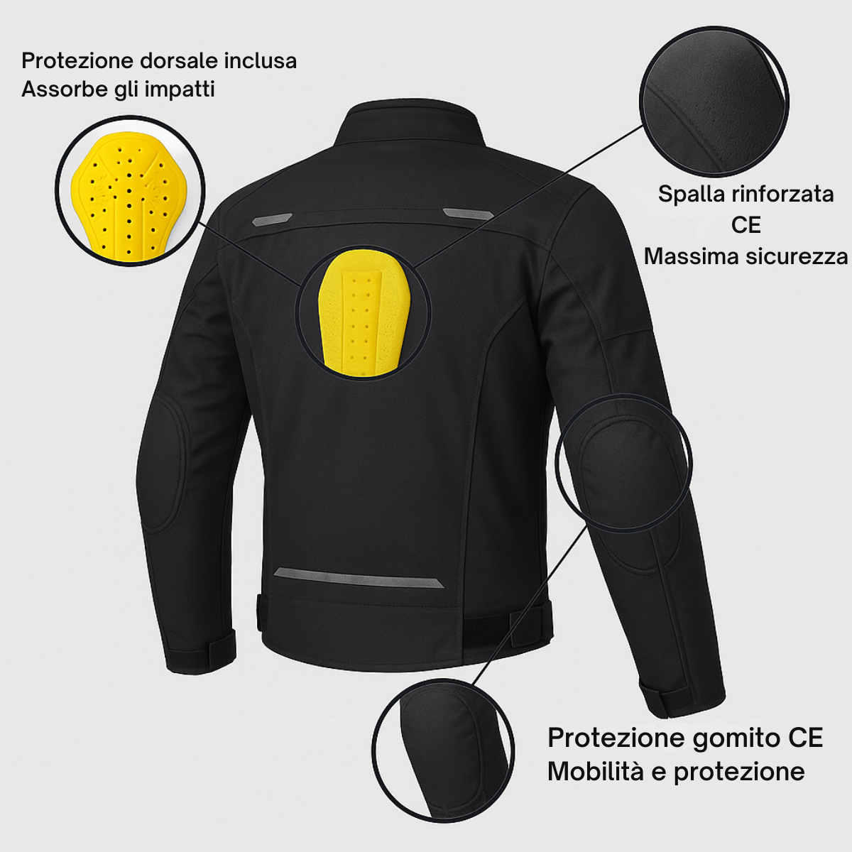 Giacca da moto 4 stagioni Storm Evo - protezioni incluse