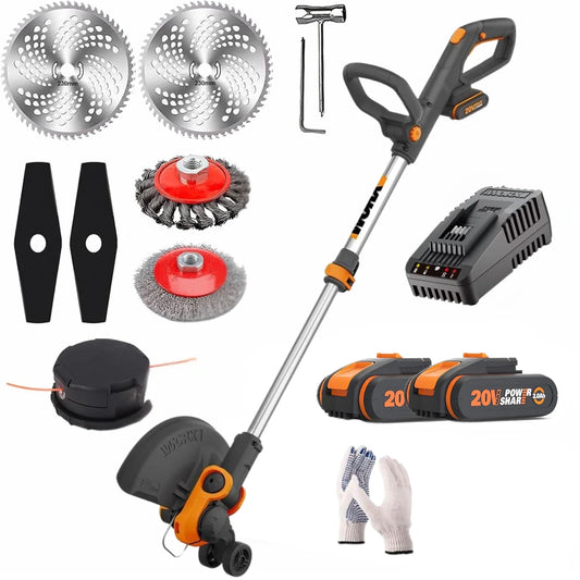 Decespugliatore a Batteria 40V - doppia batteria e kit incluso