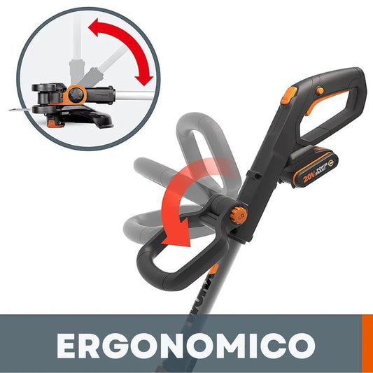 Decespugliatore a Batteria 40V - doppia batteria e kit incluso