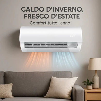 PowerTekno Air - Condizionatore 3in1 - 9000btu Senza Installazione e Senza Tubi